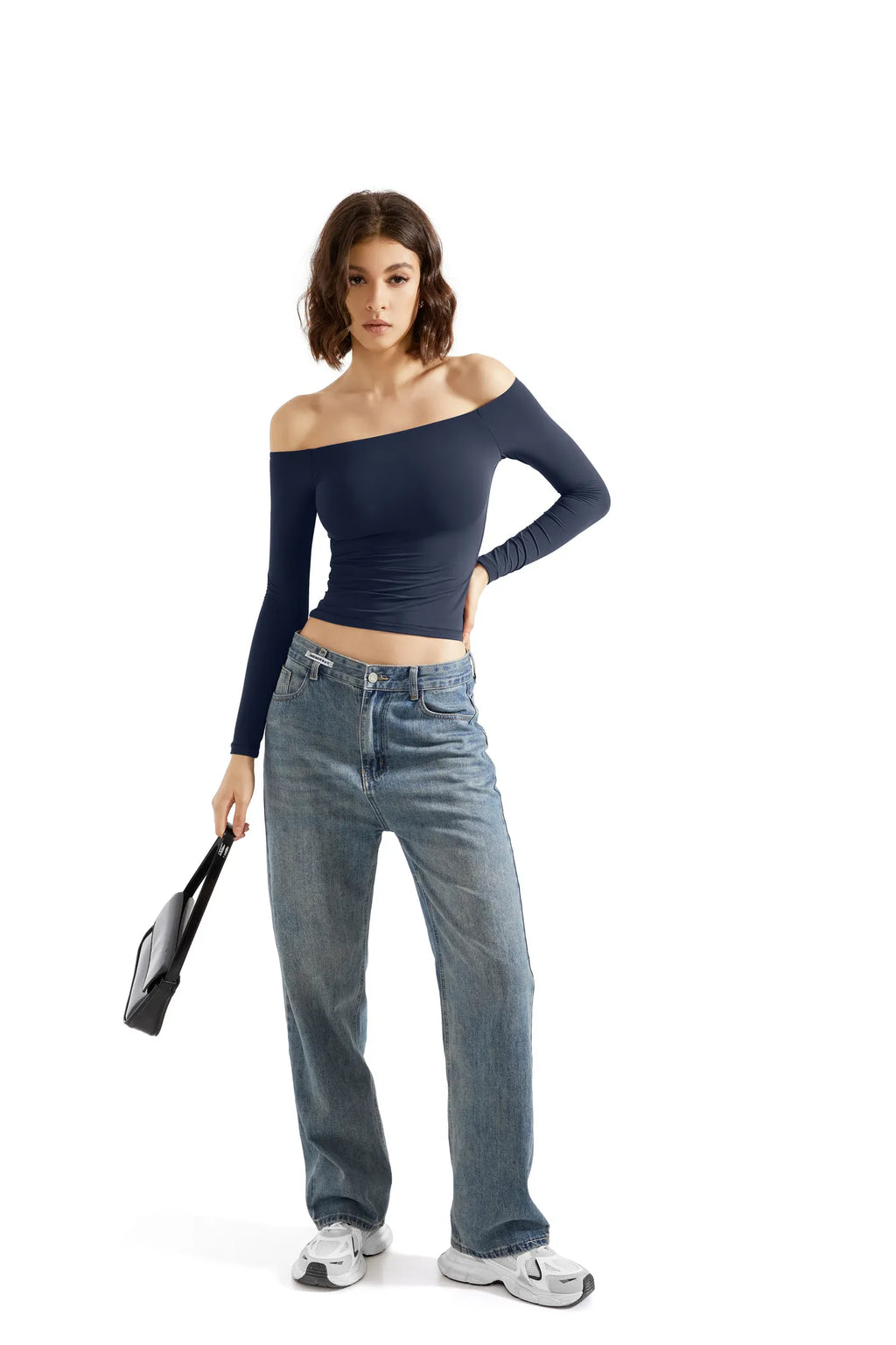 Buttery Soft Off Shoulder Shirt - Long Sleeve