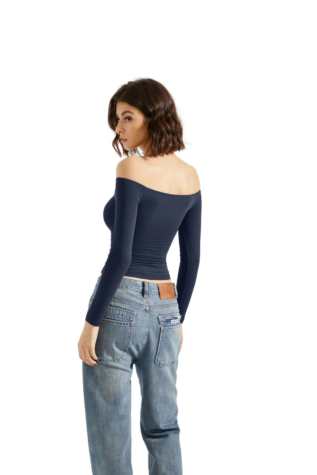 Buttery Soft Off Shoulder Shirt - Long Sleeve