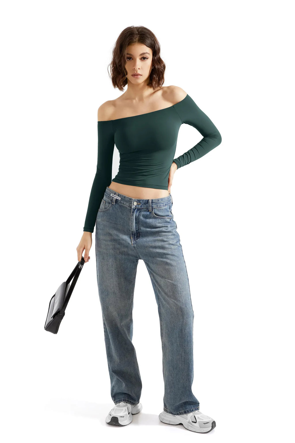 Buttery Soft Off Shoulder Shirt - Long Sleeve