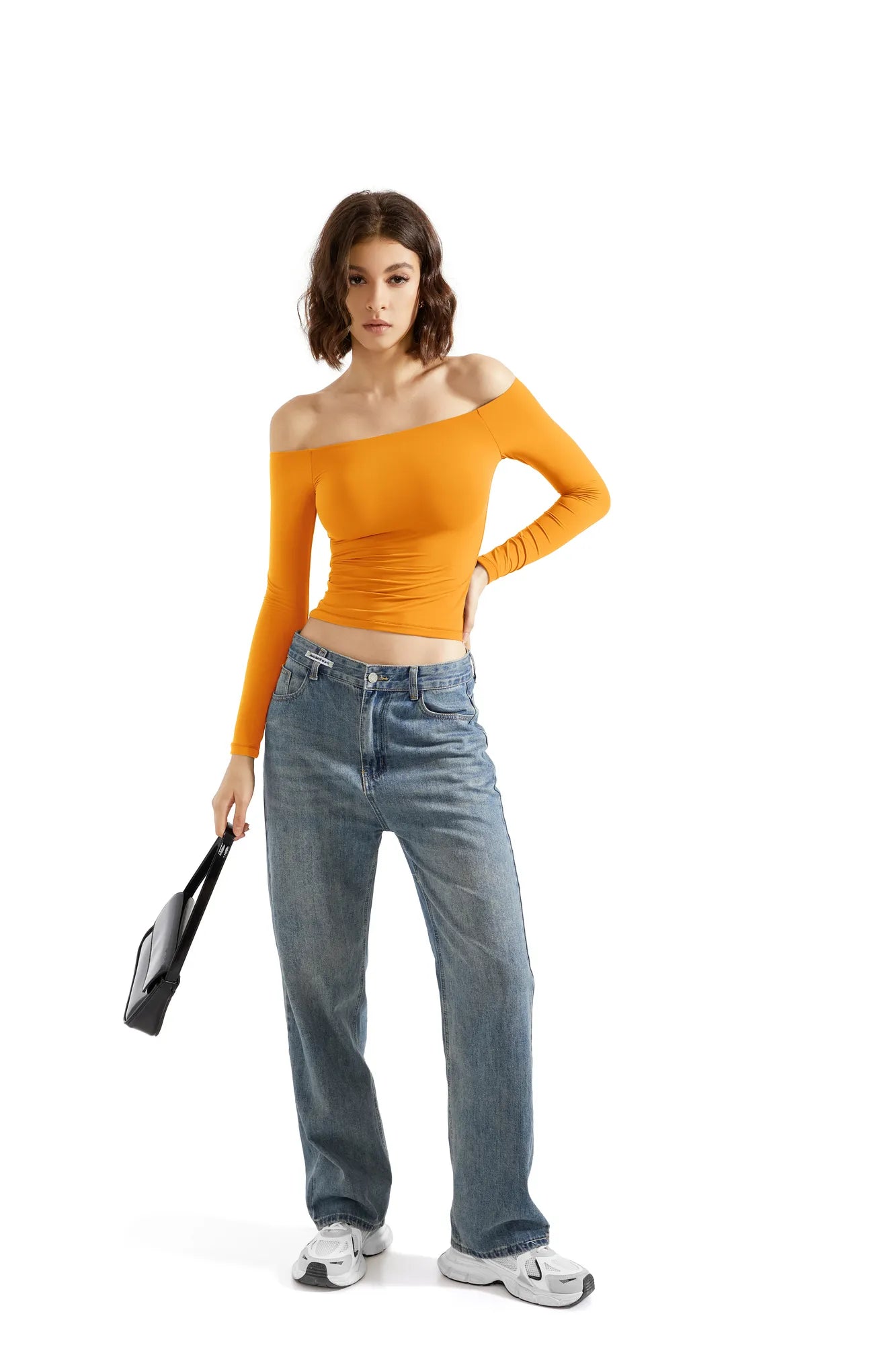 Buttery Soft Off Shoulder Shirt - Long Sleeve