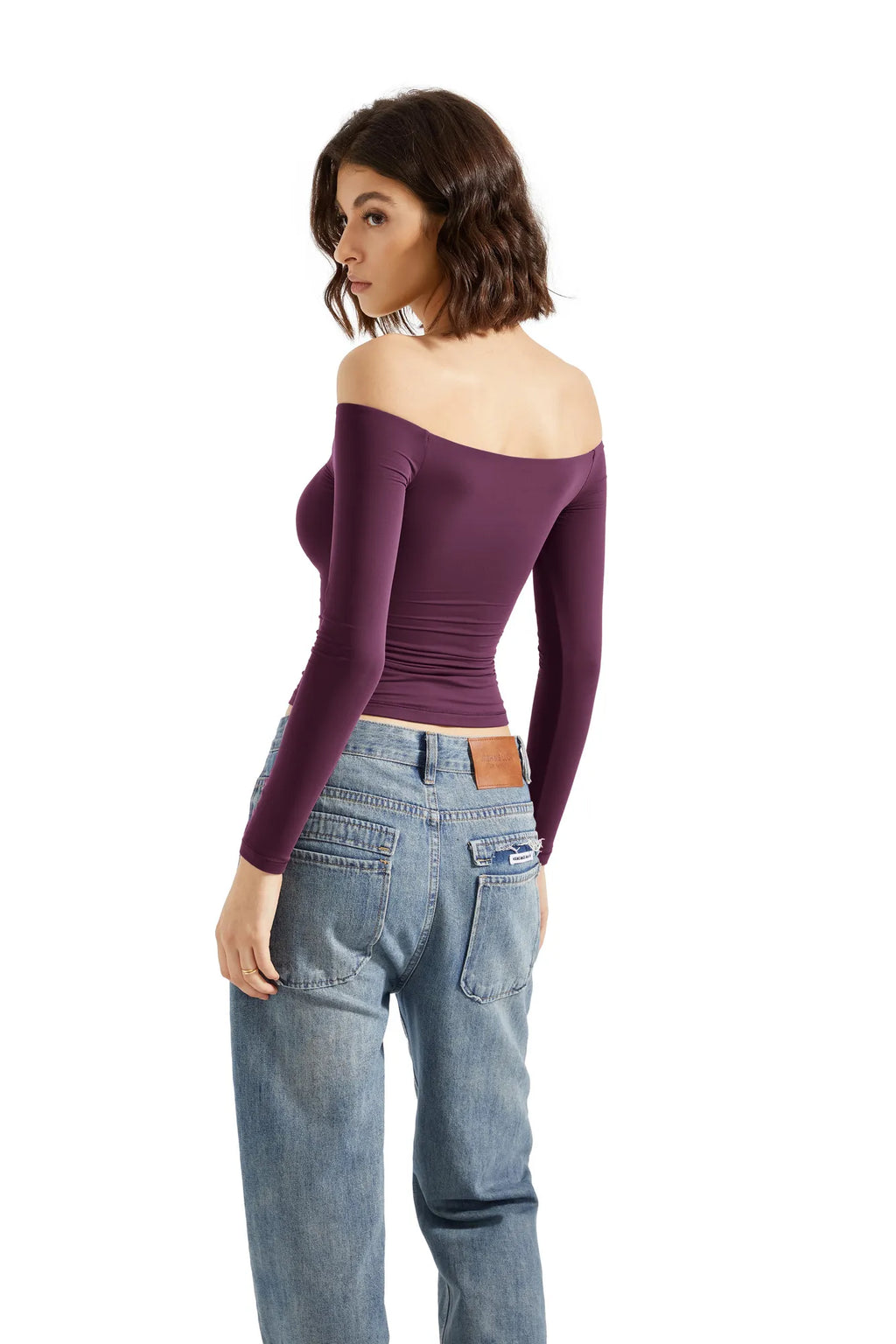 Buttery Soft Off Shoulder Shirt - Long Sleeve