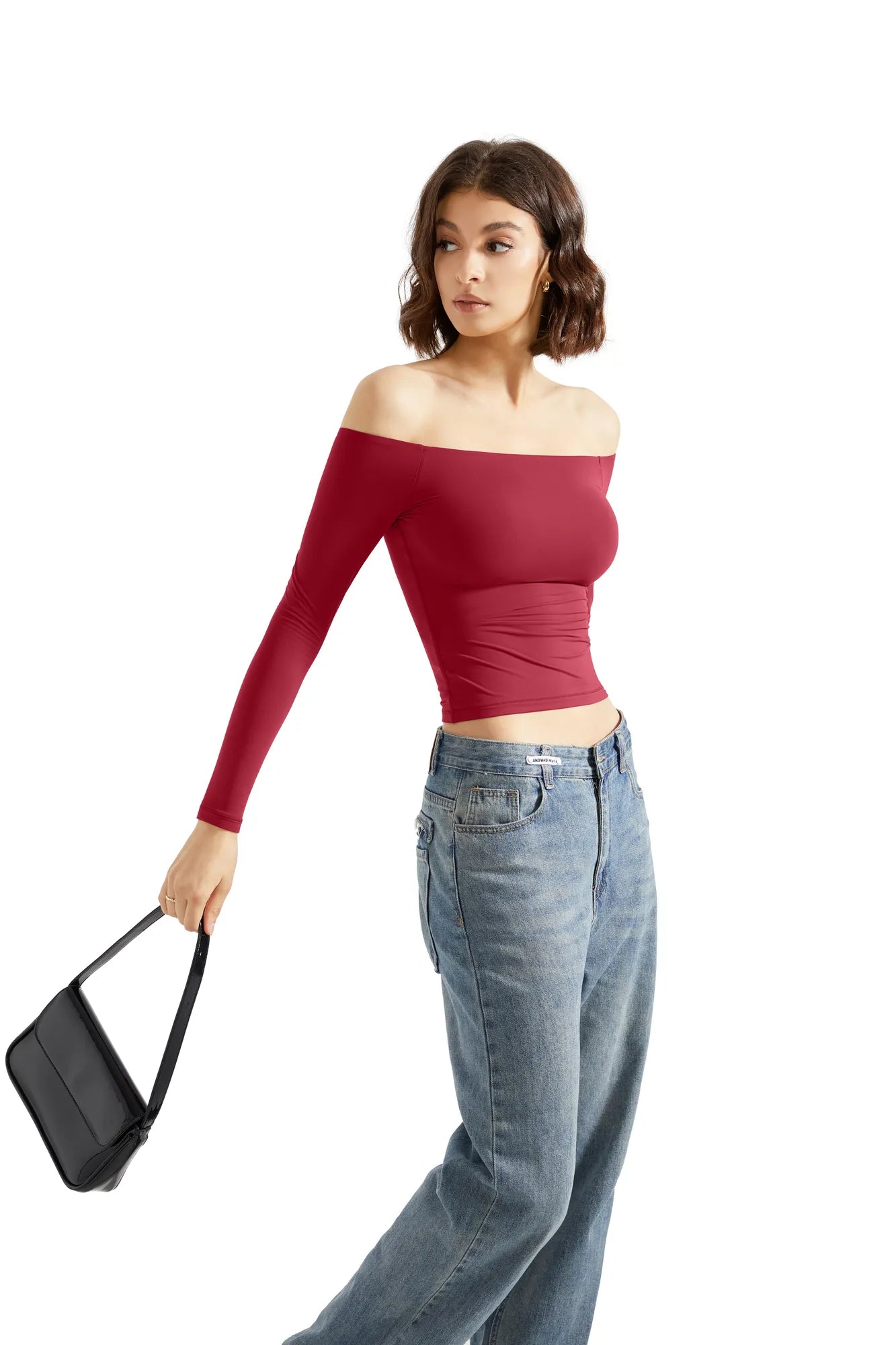 Buttery Soft Off Shoulder Shirt - Long Sleeve
