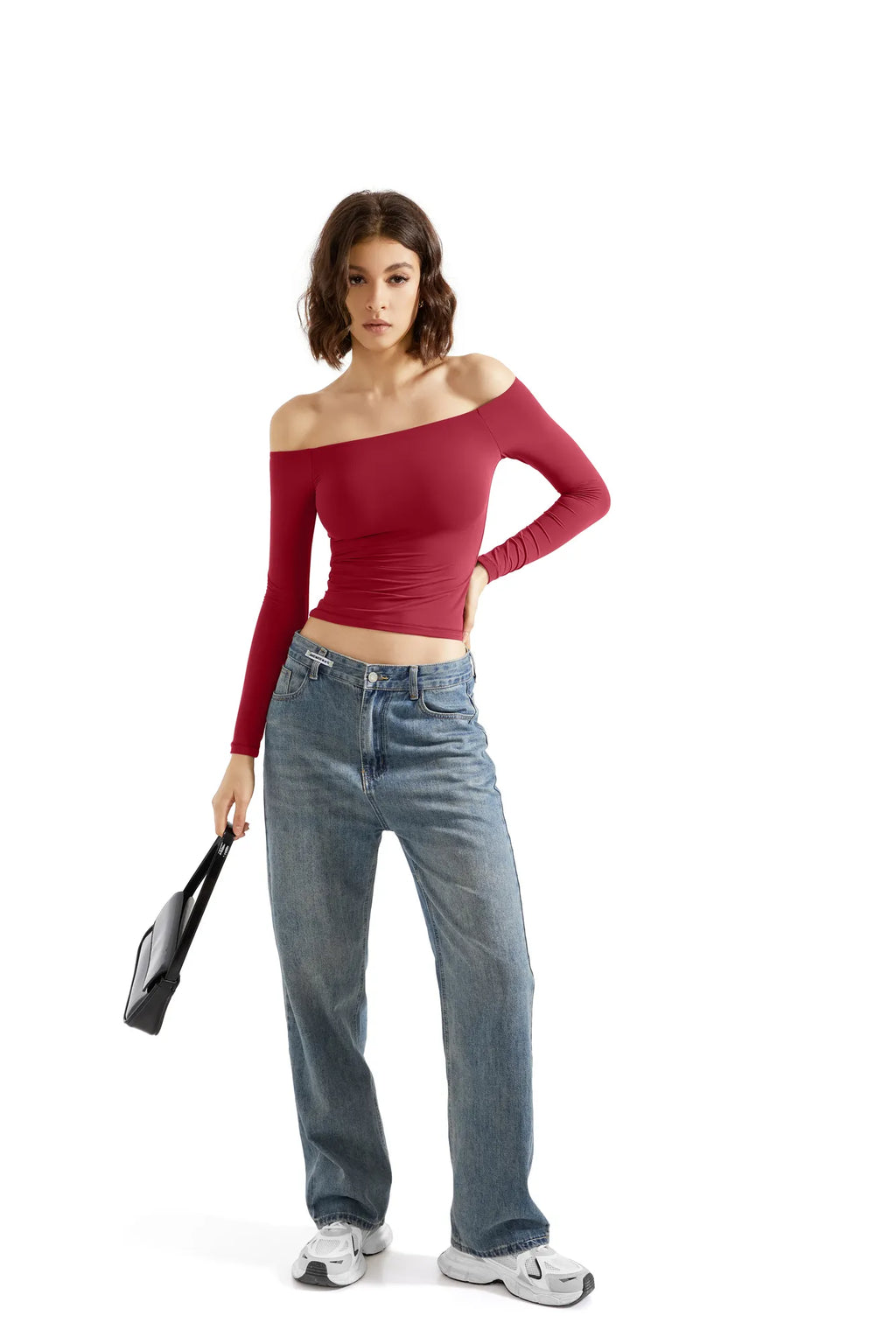 Buttery Soft Off Shoulder Shirt - Long Sleeve