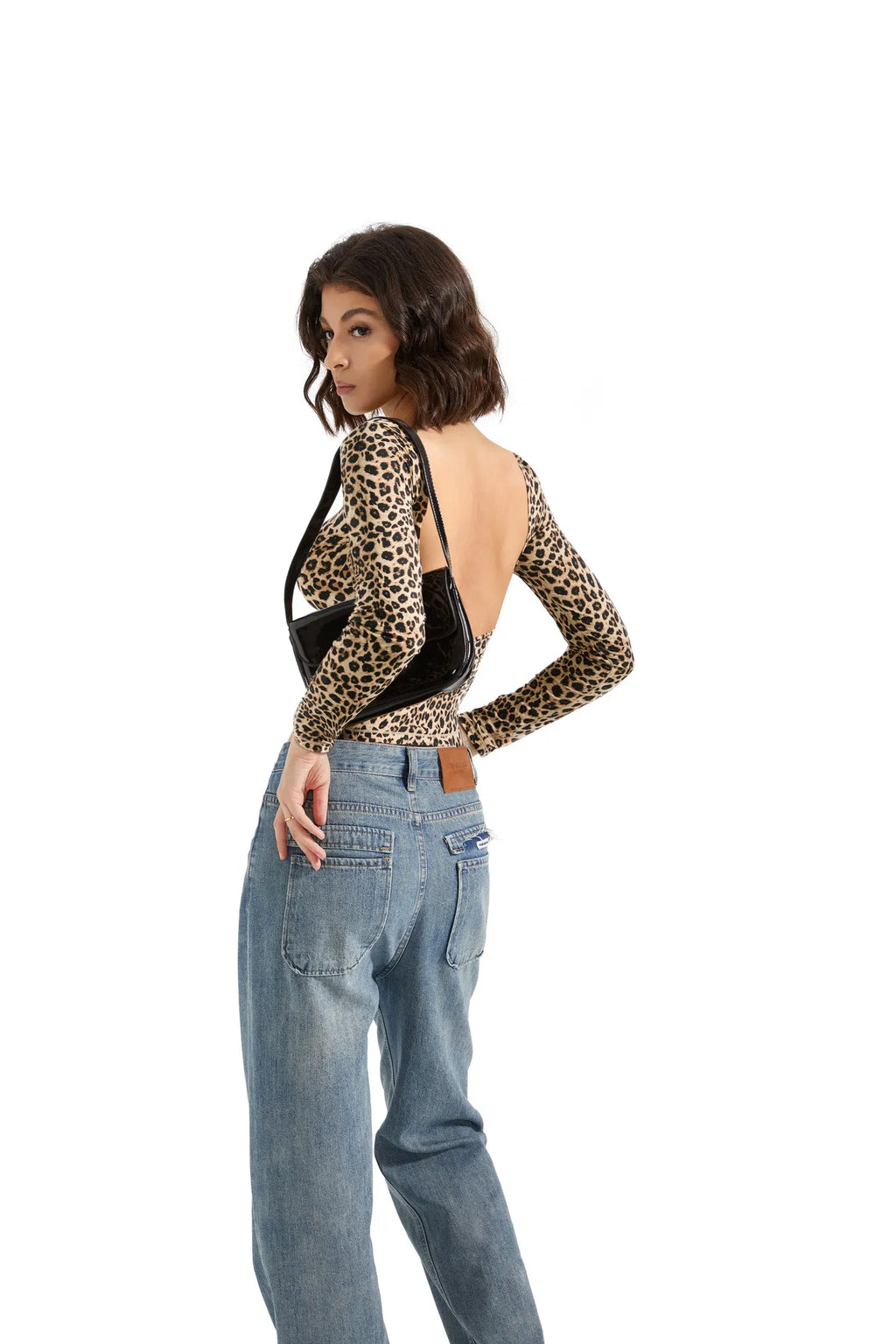 Buttery Soft Open Back Shirt - Long Sleeve