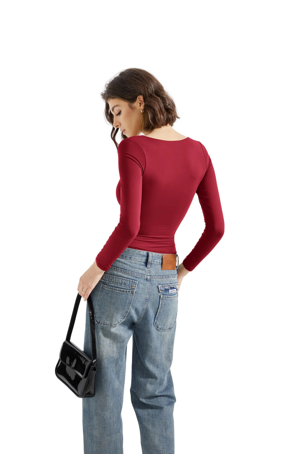 Buttery Soft Square Neck Shirt - Long Sleeve