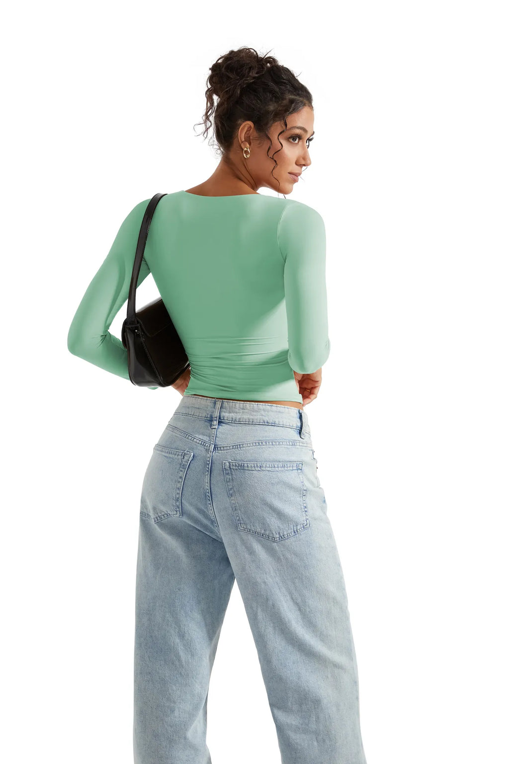 Buttery Soft V Neck Shirt - Long Sleeve