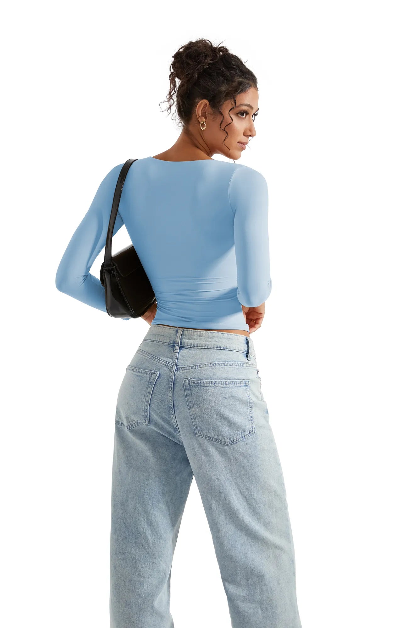 Buttery Soft V Neck Shirt - Long Sleeve
