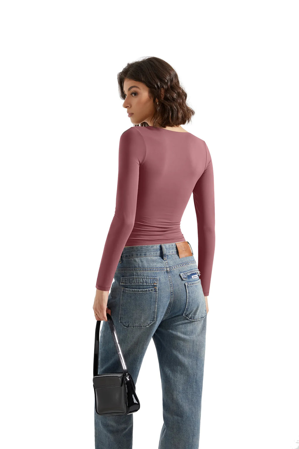 Buttery Soft V Neck Shirt - Long Sleeve
