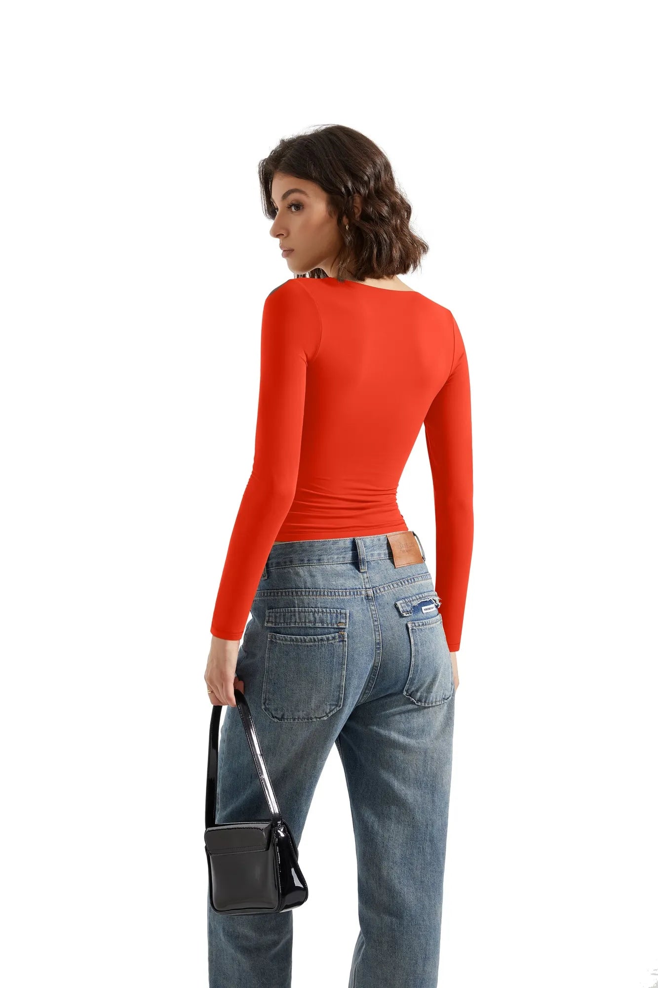 Buttery Soft V Neck Shirt - Long Sleeve