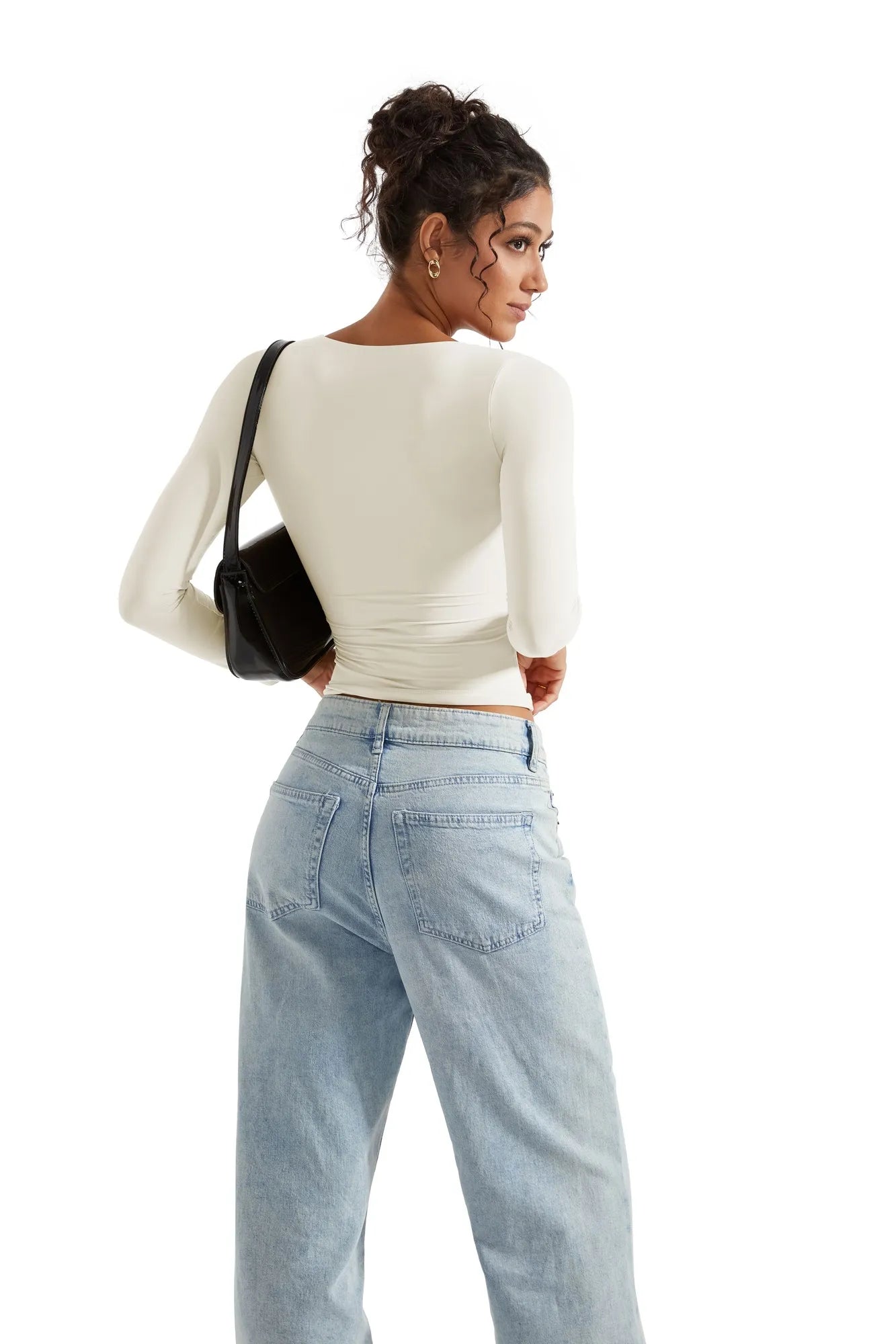 Buttery Soft V Neck Shirt - Long Sleeve