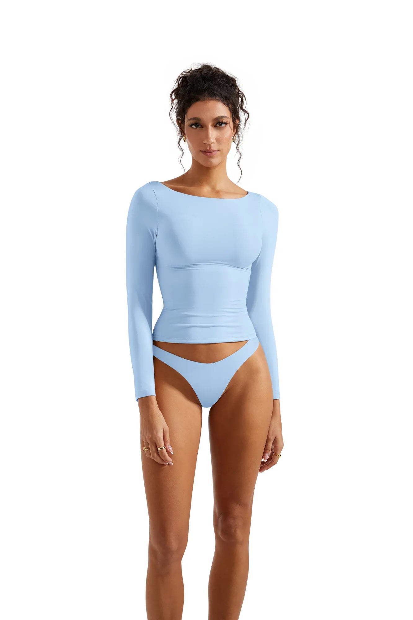 Buttery Soft Boat Neck Shirt - Long Sleeve