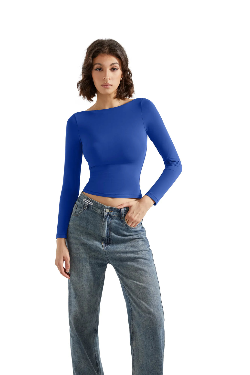 Buttery Soft Boat Neck Shirt - Long Sleeve