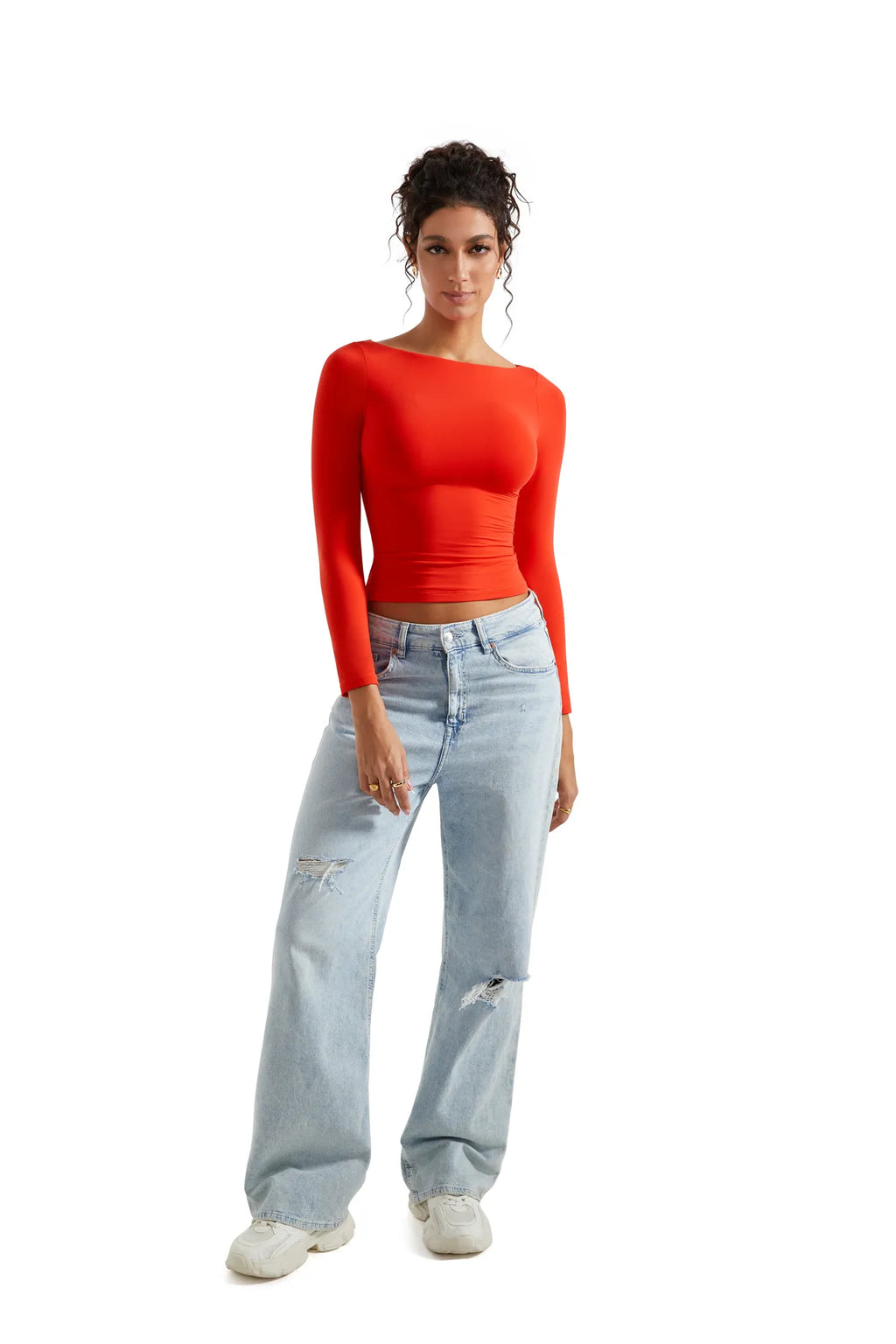 Buttery Soft Boat Neck Shirt - Long Sleeve