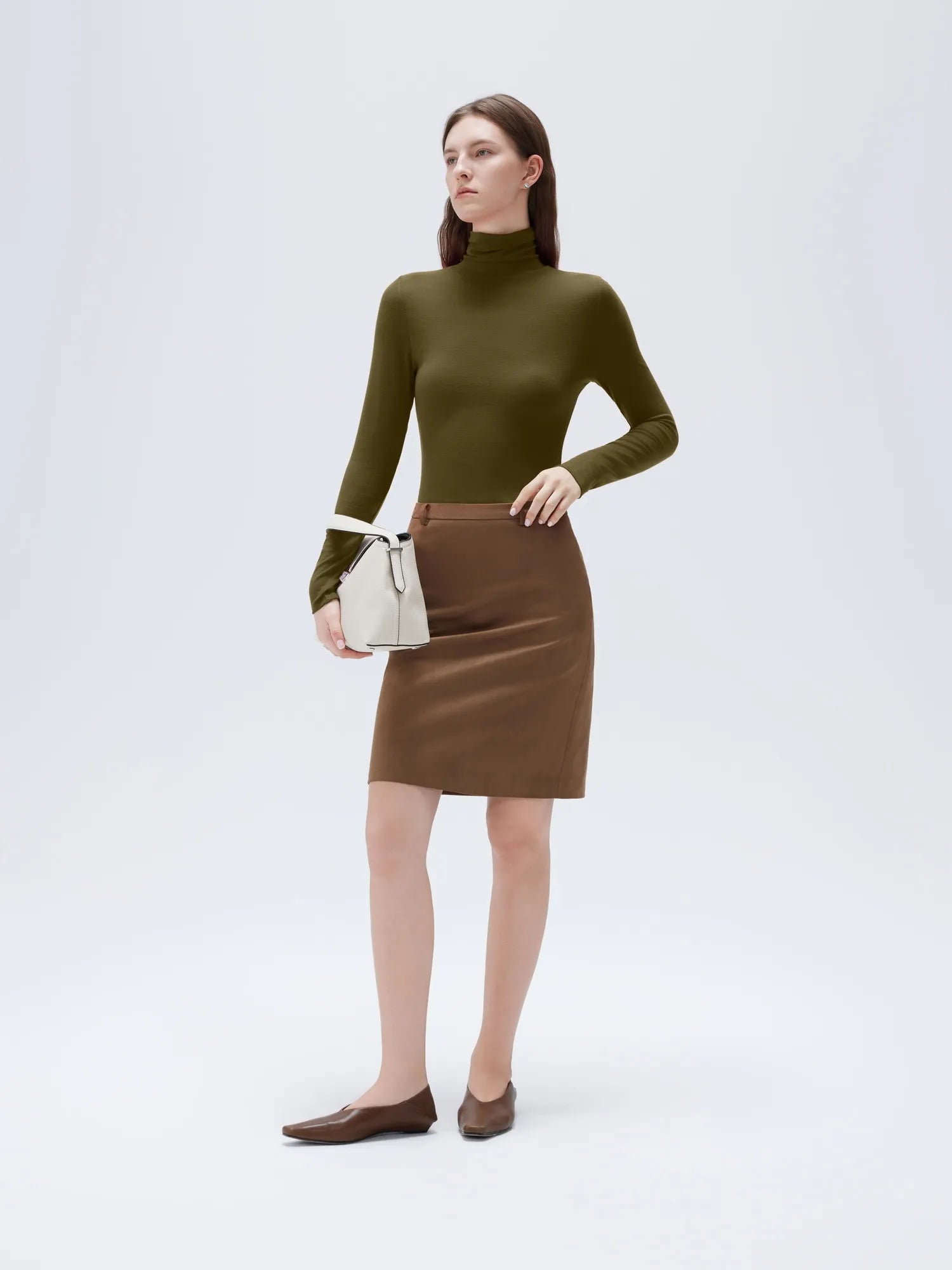 Cloud Cashmere Turtleneck Shirt - Long Sleeve