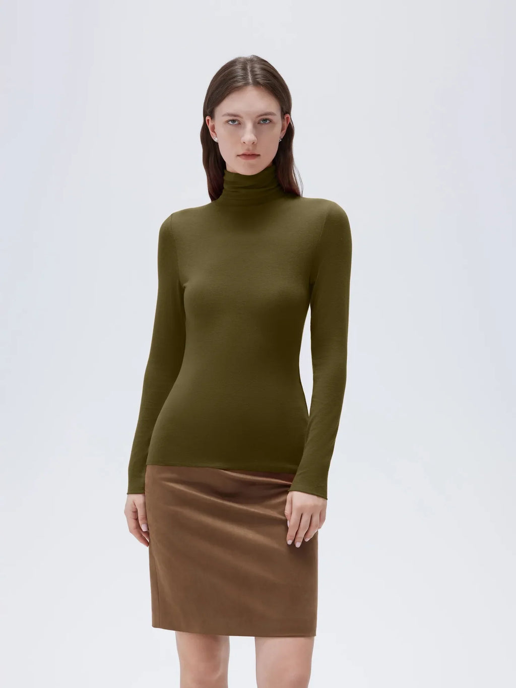 Cloud Cashmere Turtleneck Shirt - Long Sleeve