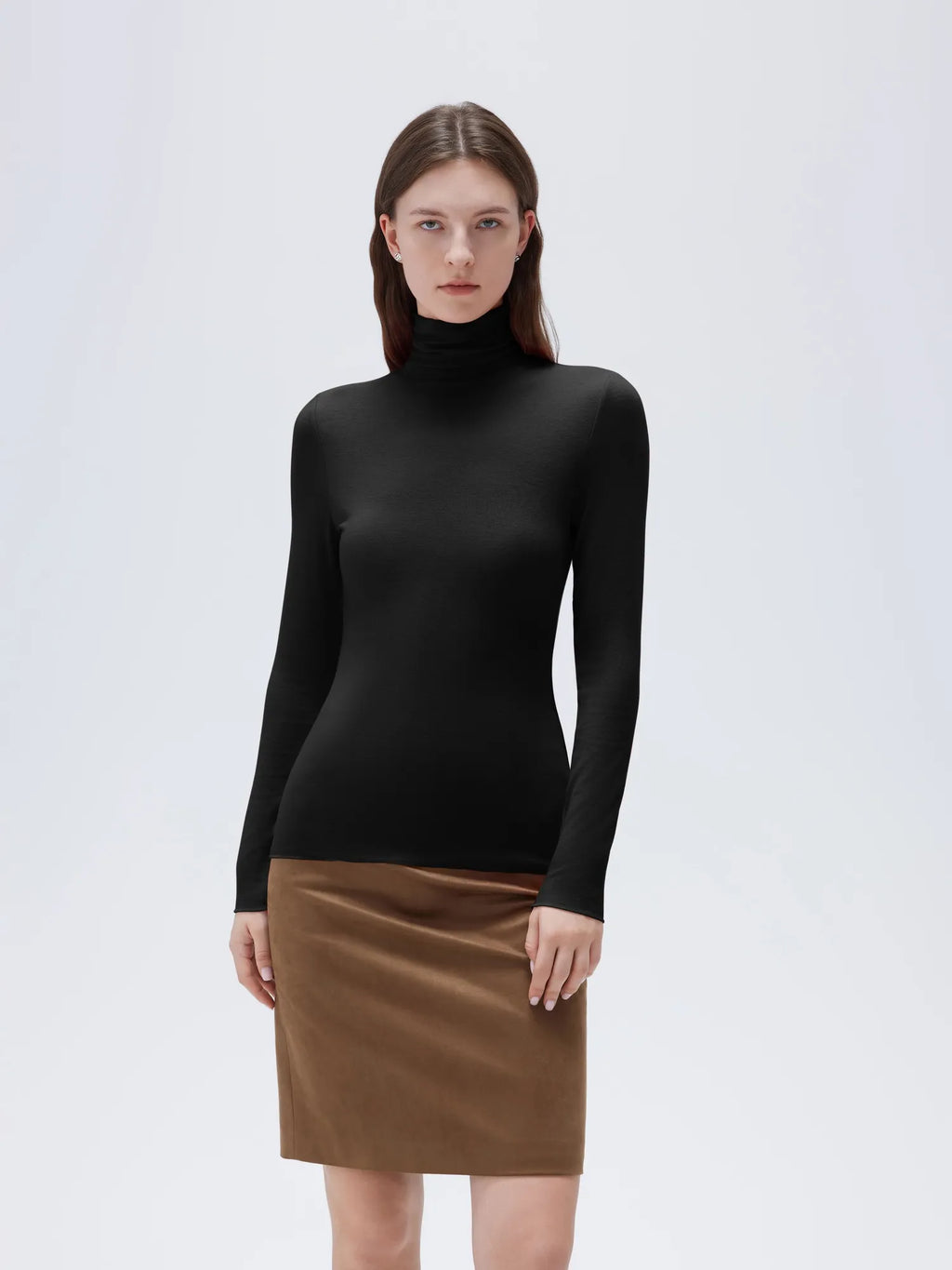 Cloud Cashmere Turtleneck Shirt - Long Sleeve