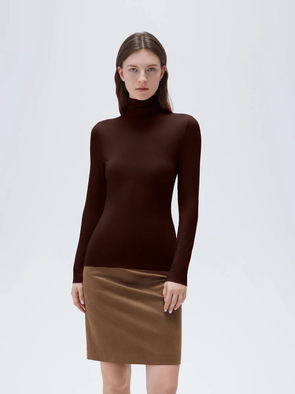 Cloud Cashmere Turtleneck Shirt - Long Sleeve