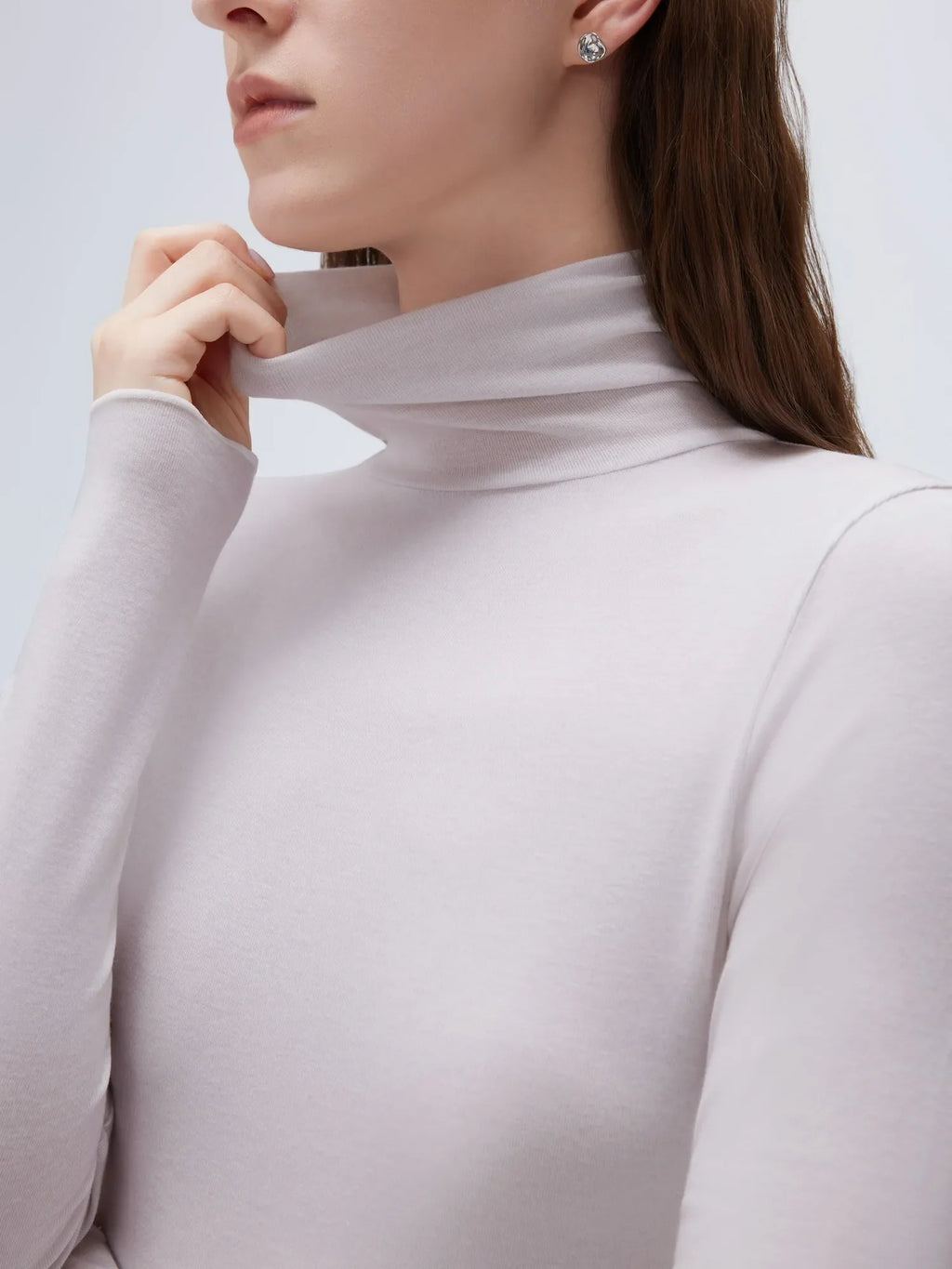Cloud Cashmere Turtleneck Shirt - Long Sleeve