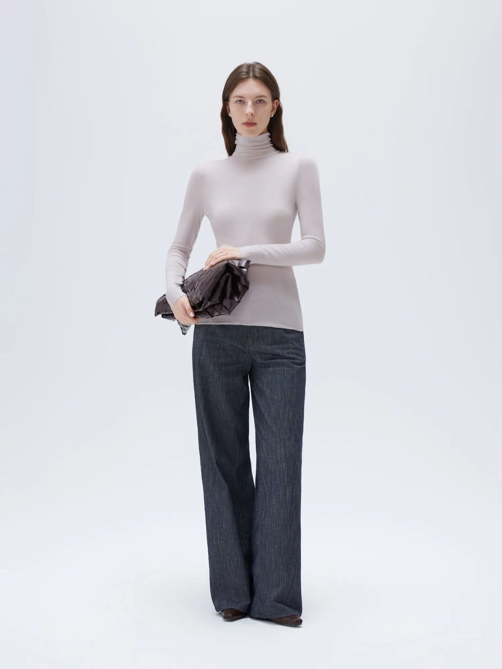 Cloud Cashmere Turtleneck Shirt - Long Sleeve