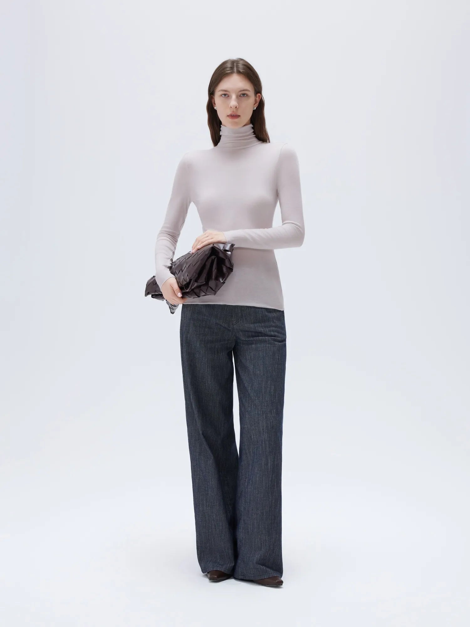 Cloud Cashmere Turtleneck Shirt - Long Sleeve