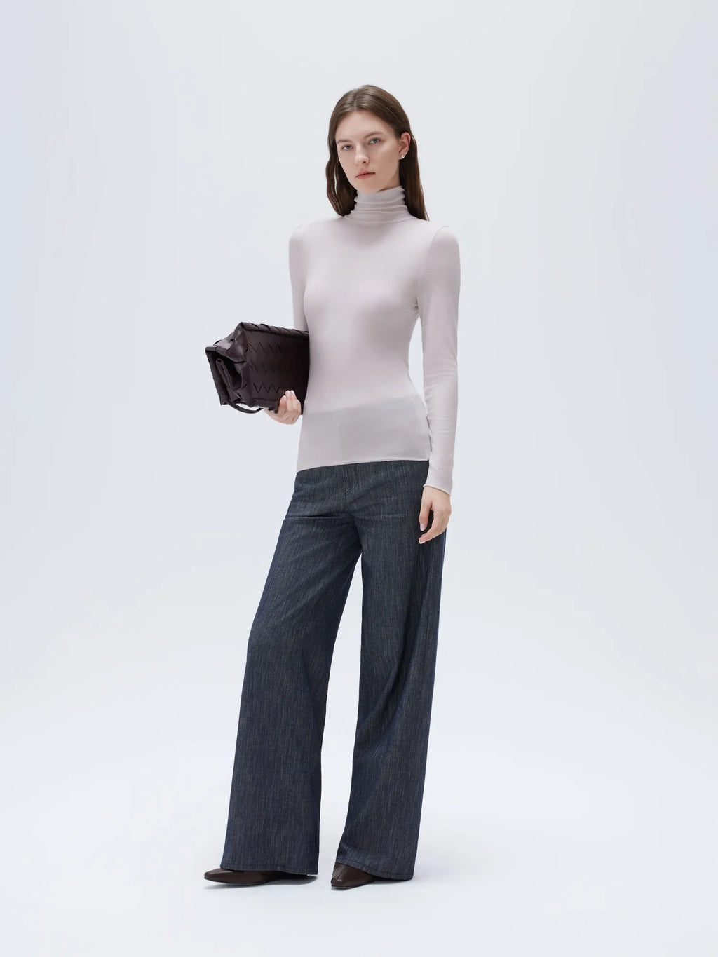 Cloud Cashmere Turtleneck Shirt - Long Sleeve