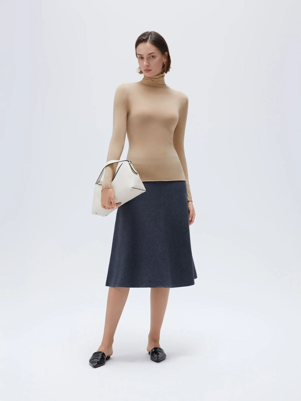 Cloud Cashmere Turtleneck Shirt - Long Sleeve