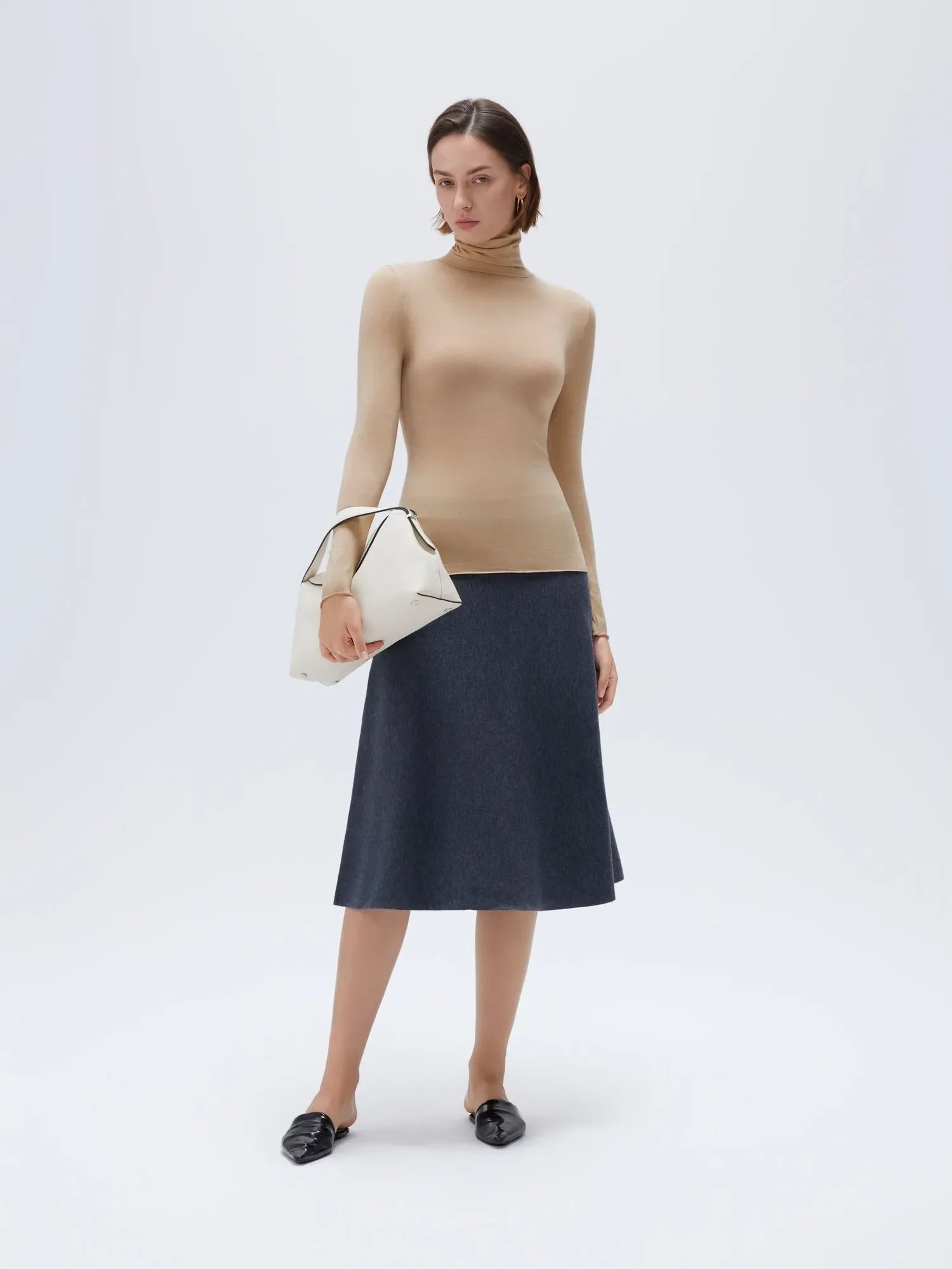 Cloud Cashmere Turtleneck Shirt - Long Sleeve