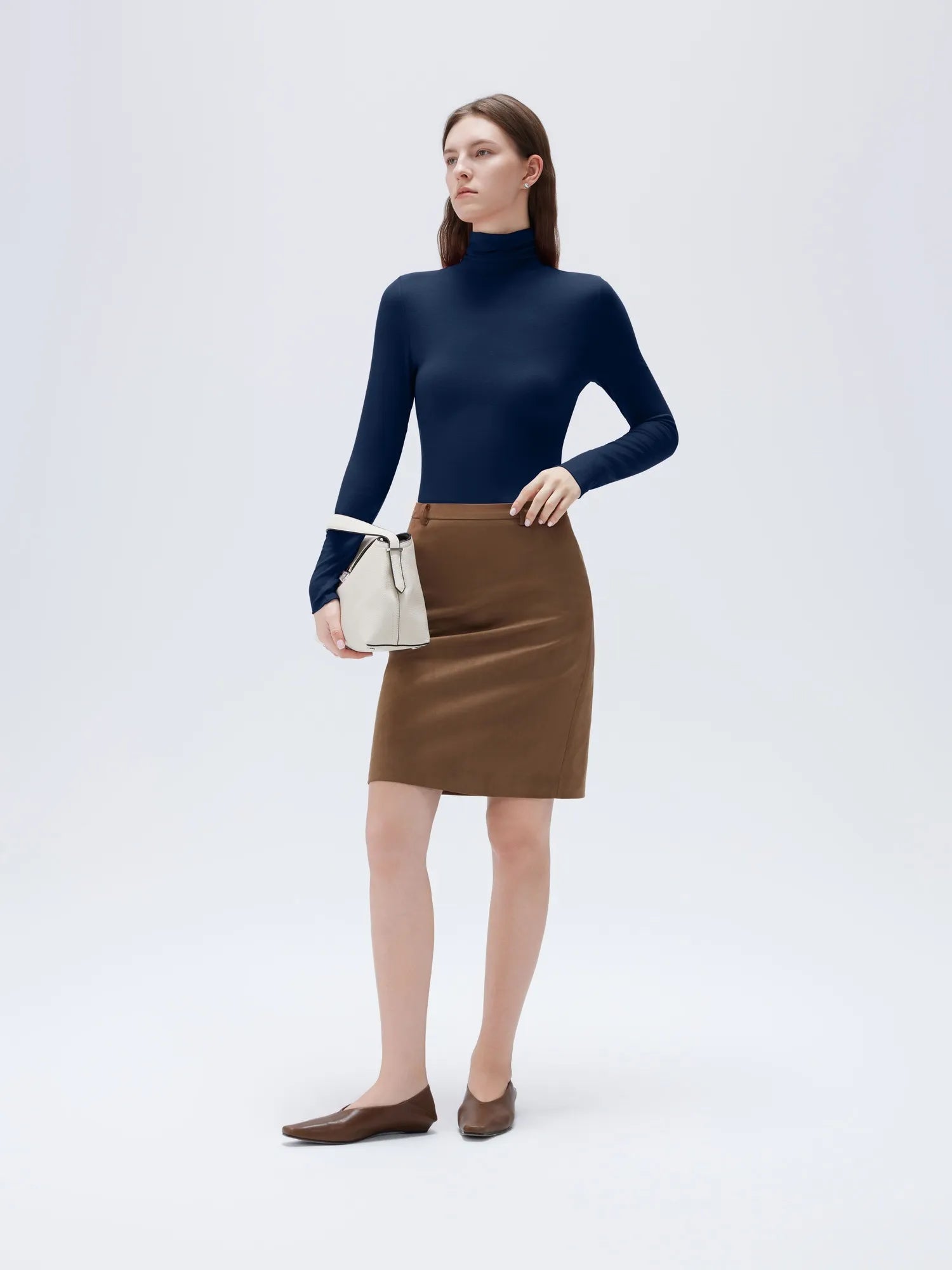 Cloud Cashmere Turtleneck Shirt - Long Sleeve
