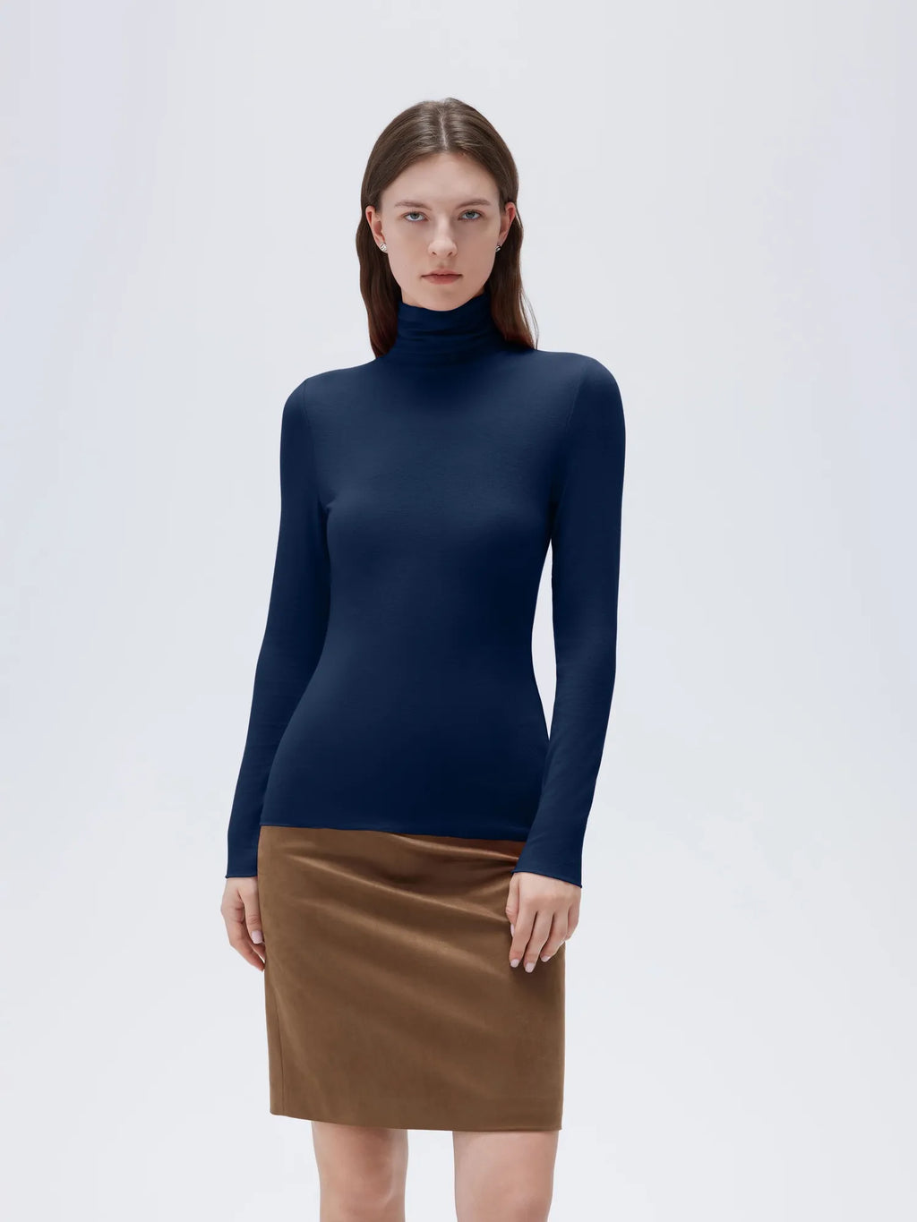 Cloud Cashmere Turtleneck Shirt - Long Sleeve