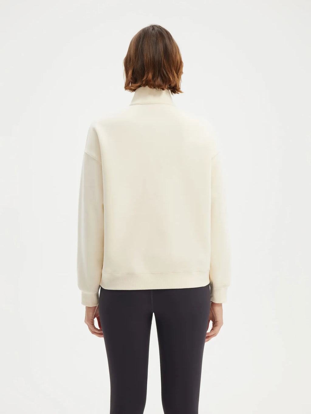 Half Zip Stand Collar Sweatshirt