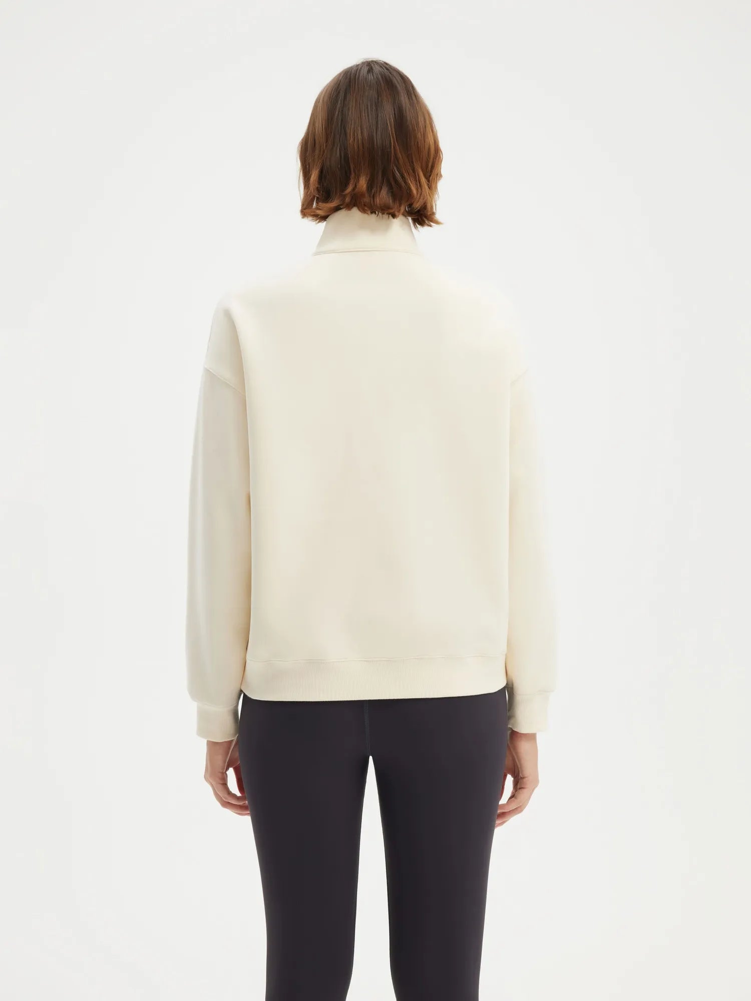 Half Zip Stand Collar Sweatshirt