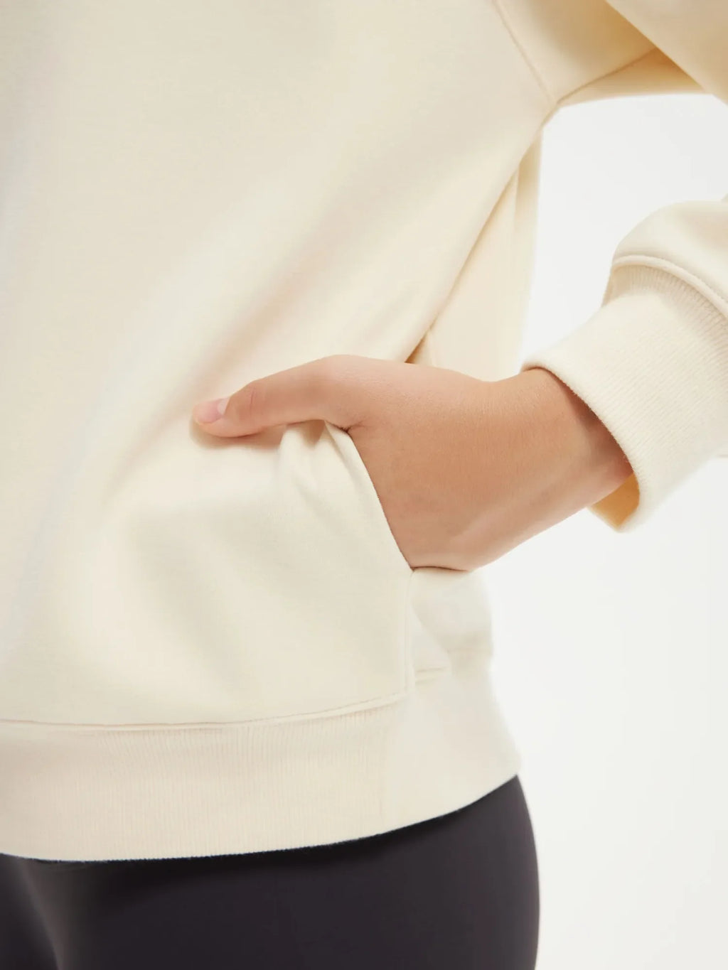 Half Zip Stand Collar Sweatshirt