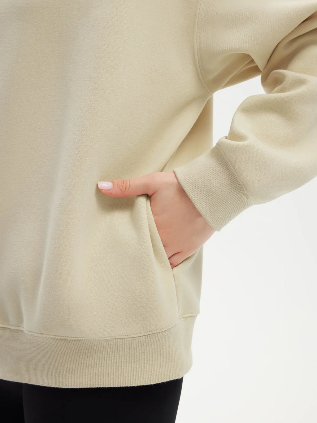Half Zip Stand Collar Sweatshirt