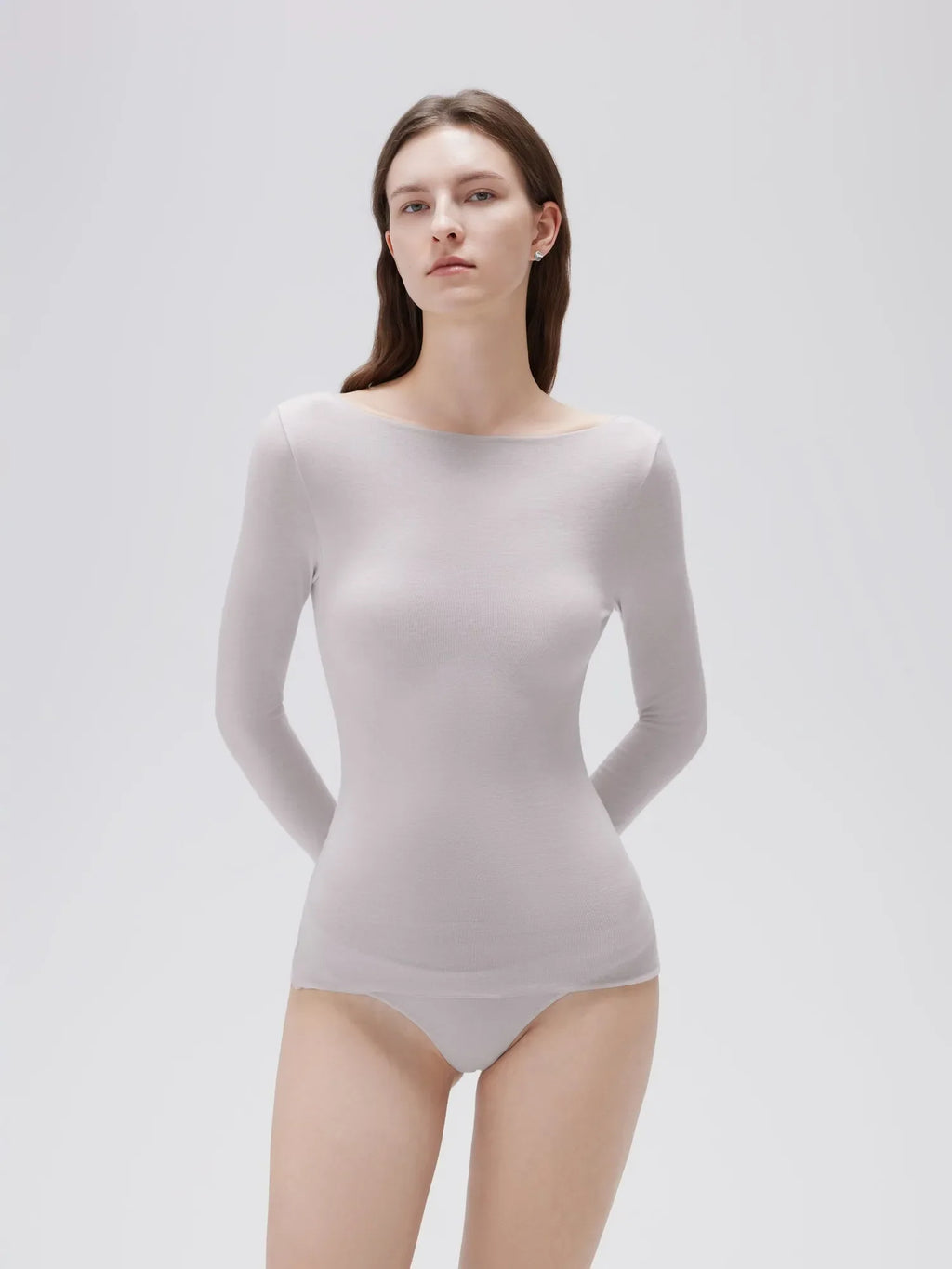 Cloud Cashmere Boat Neck Shirt - Long Sleeve