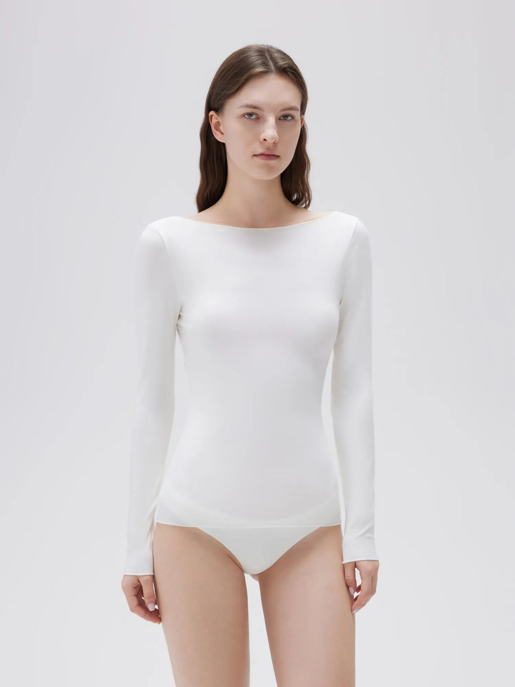 Cloud Cashmere Boat Neck Shirt - Long Sleeve