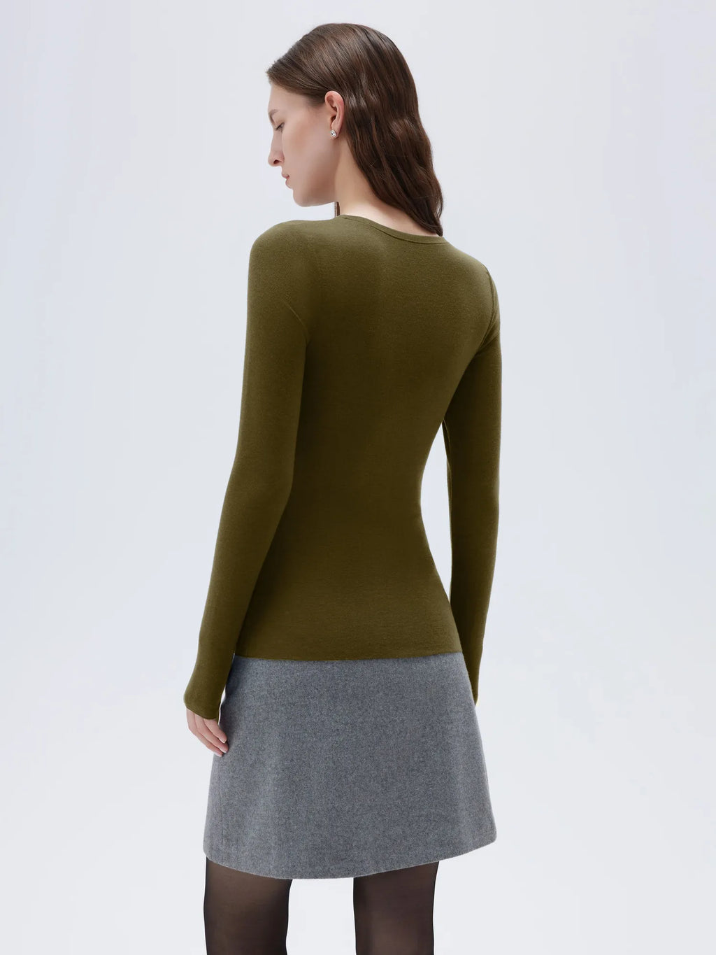 Cloud Cashmere Crew Neck Shirt - Long Sleeve