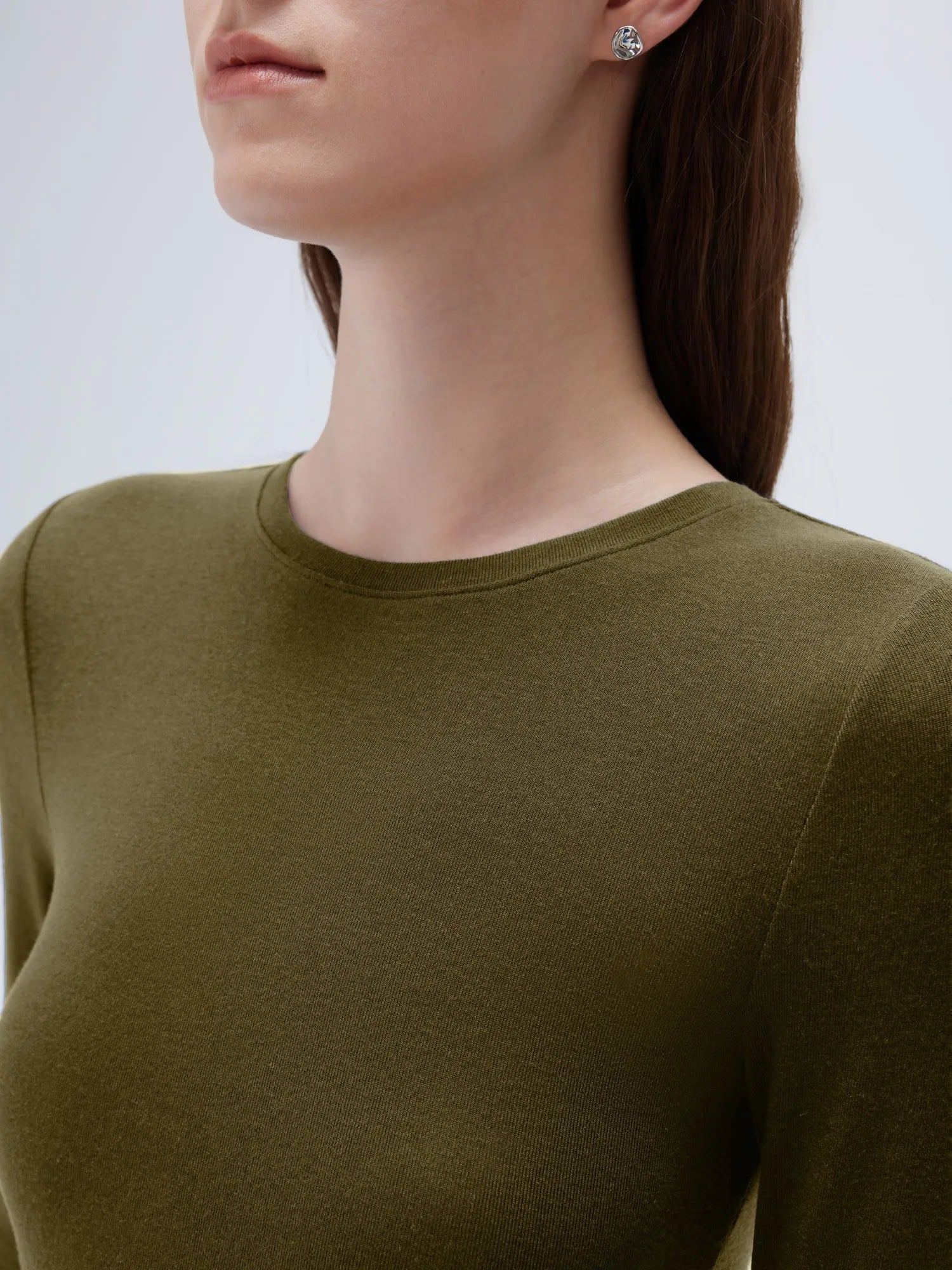 Cloud Cashmere Crew Neck Shirt - Long Sleeve