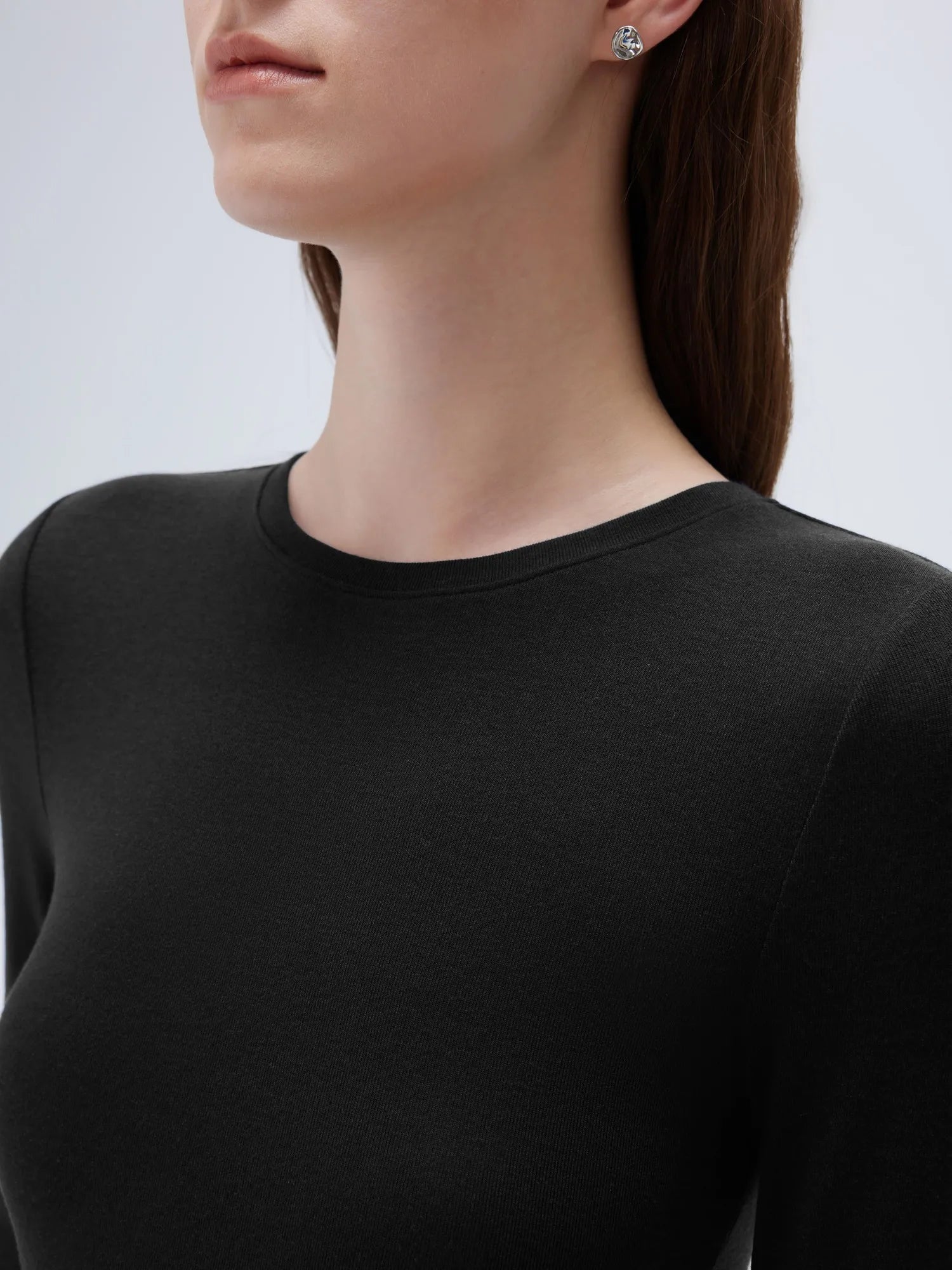 Cloud Cashmere Crew Neck Shirt - Long Sleeve