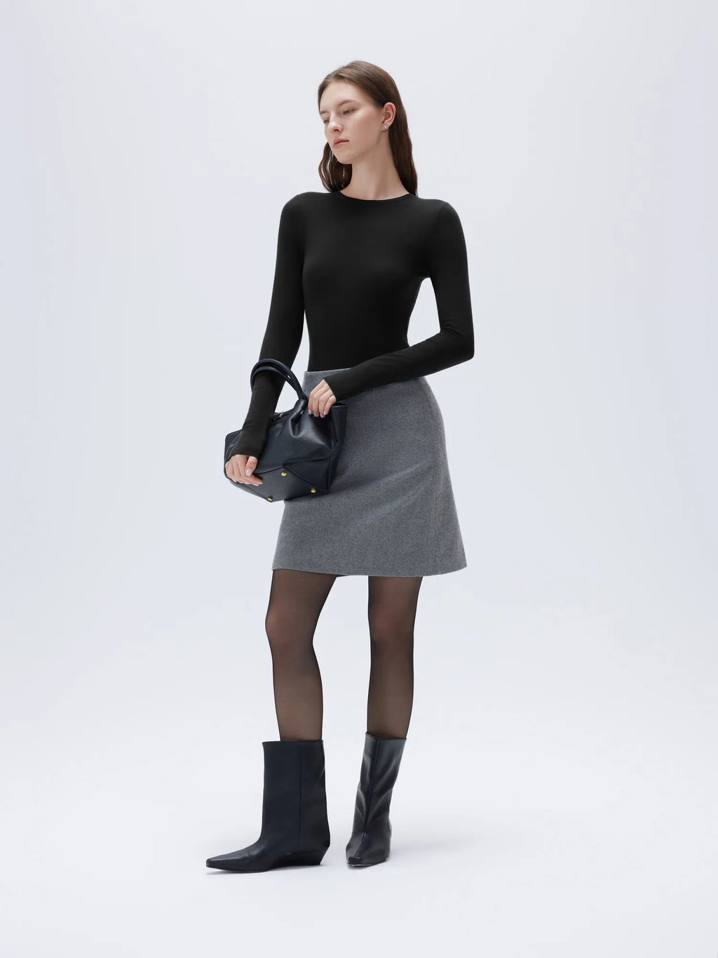 Cloud Cashmere Crew Neck Shirt - Long Sleeve