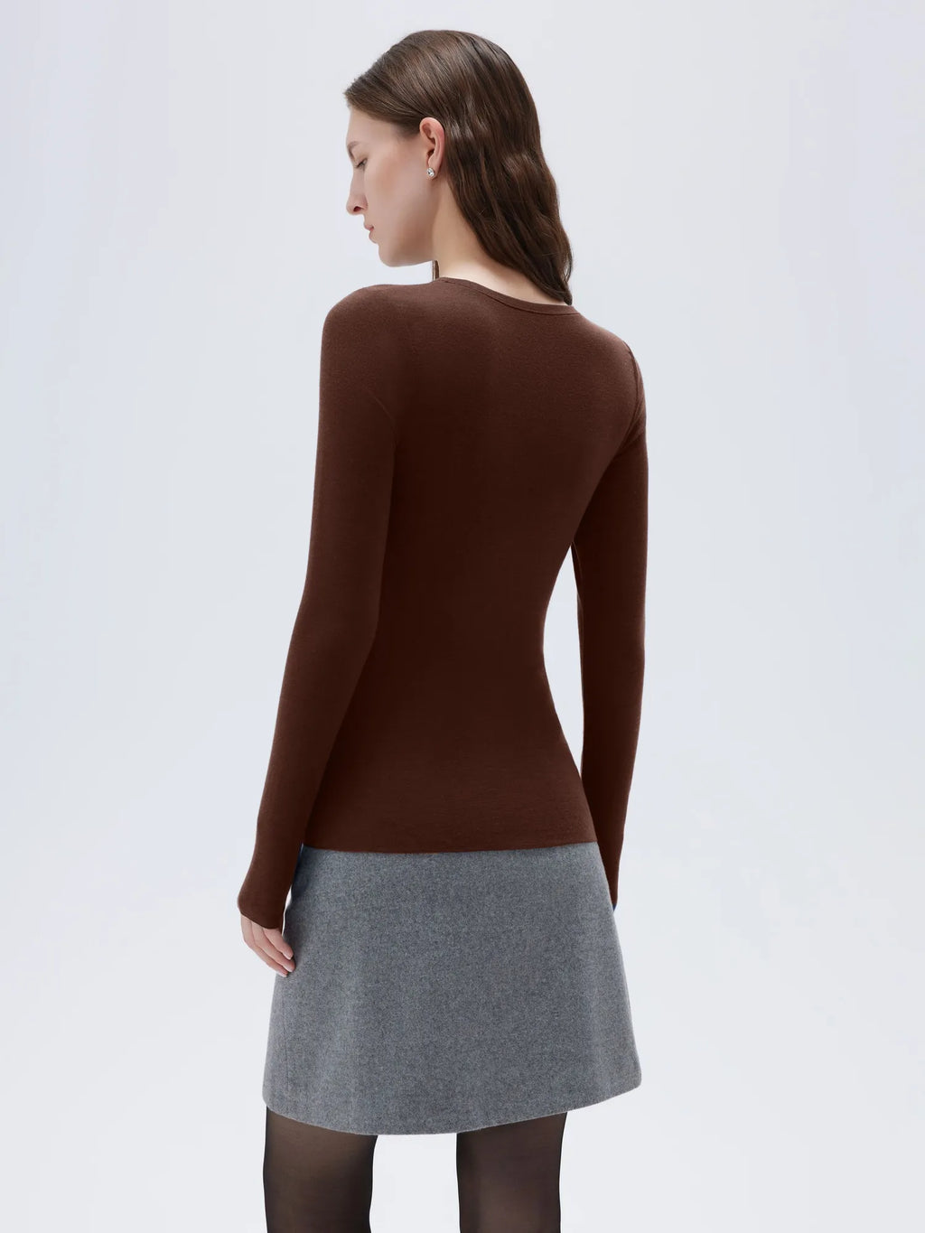 Cloud Cashmere Crew Neck Shirt - Long Sleeve