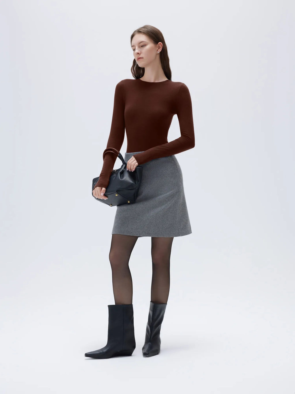 Cloud Cashmere Crew Neck Shirt - Long Sleeve