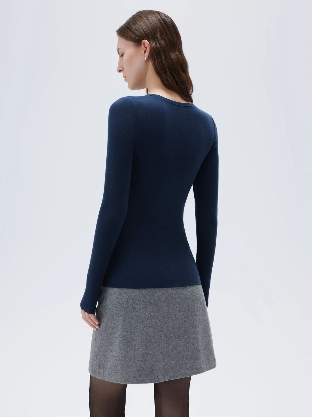 Cloud Cashmere Crew Neck Shirt - Long Sleeve