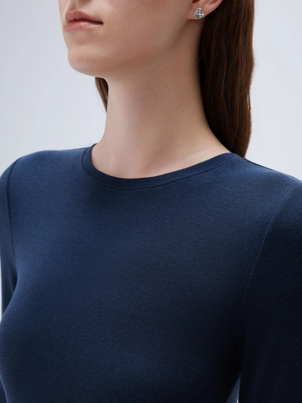 Cloud Cashmere Crew Neck Shirt - Long Sleeve