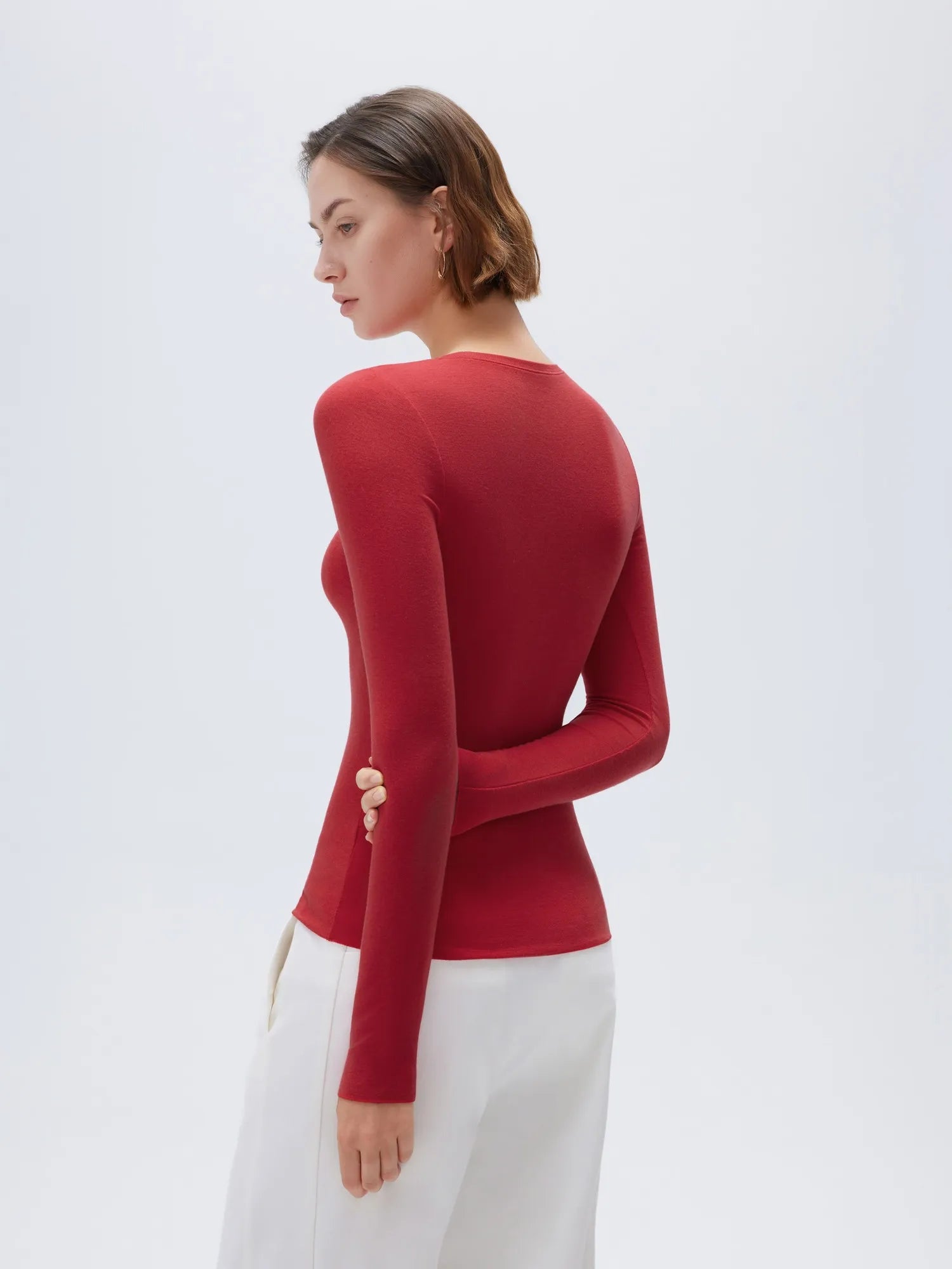 Cloud Cashmere Crew Neck Shirt - Long Sleeve