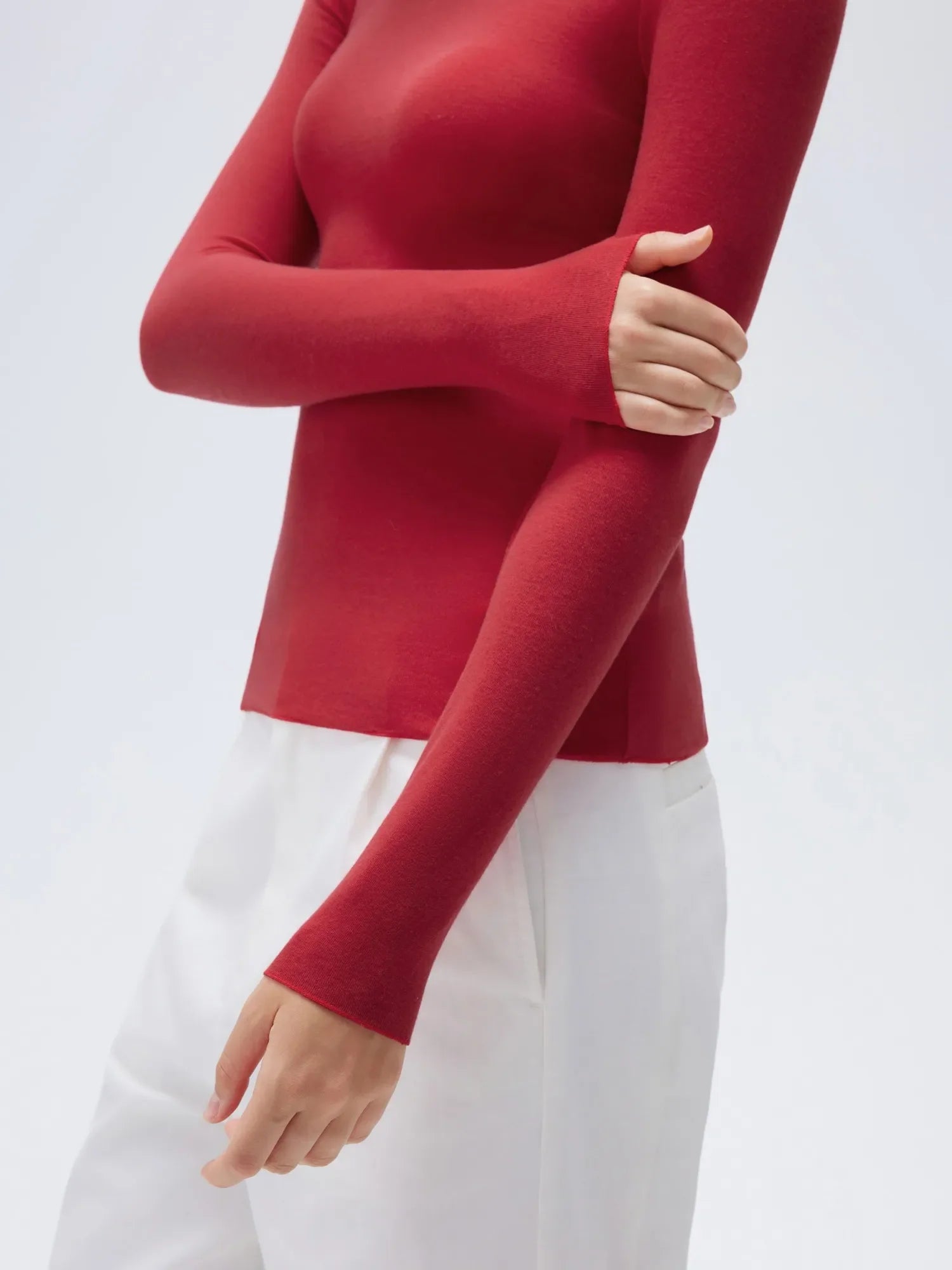 Cloud Cashmere Crew Neck Shirt - Long Sleeve
