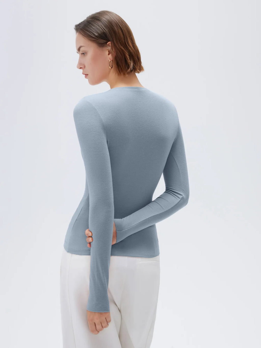 Cloud Cashmere Crew Neck Shirt - Long Sleeve