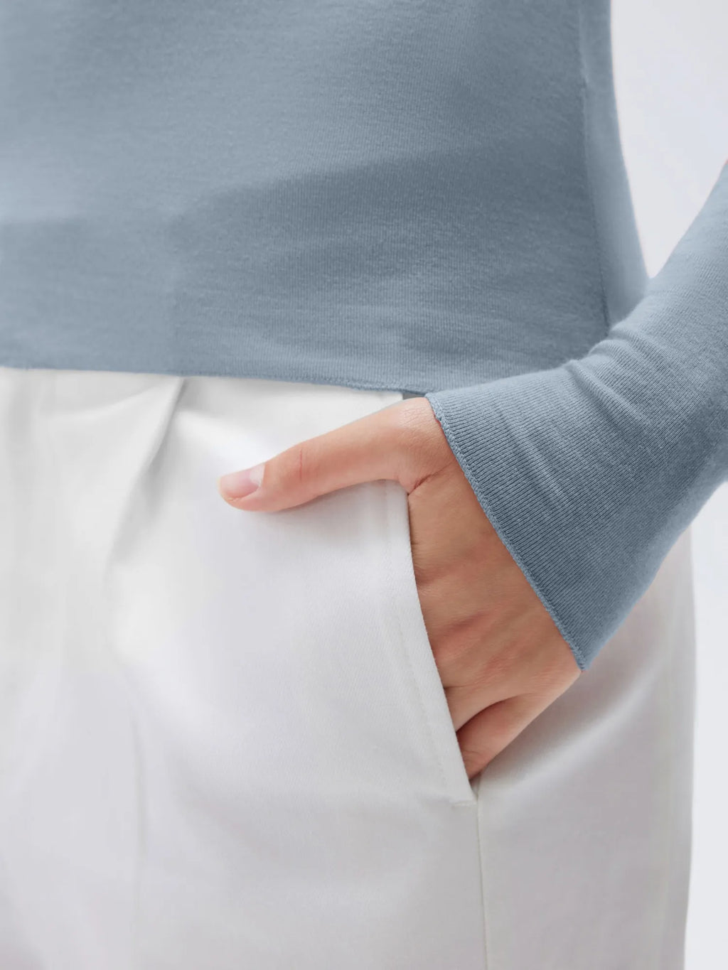 Cloud Cashmere Crew Neck Shirt - Long Sleeve