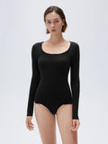 Cloud Cashmere Scoop Neck Shirt - Long Sleeve