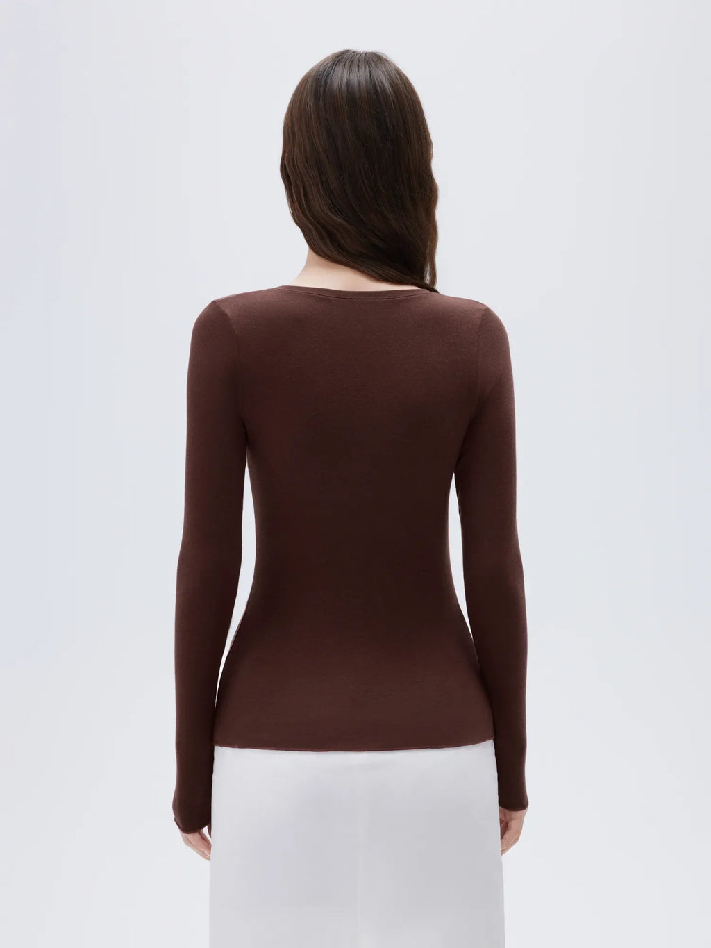 Cloud Cashmere V Neck Shirt - Long Sleeve