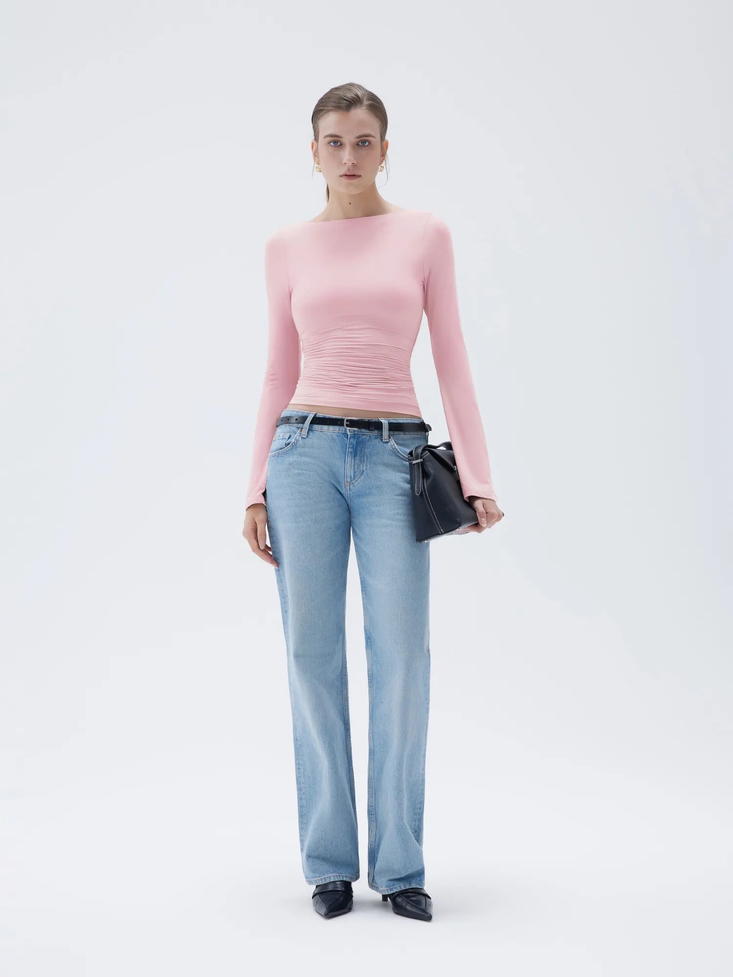 Buttery Soft Crew Neck Shirt - Bell Sleeve